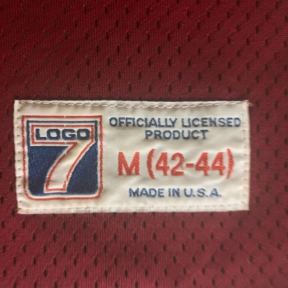 Vintage Logo 7 NFL Washington Redskins Football Je - Picture 5 of 7